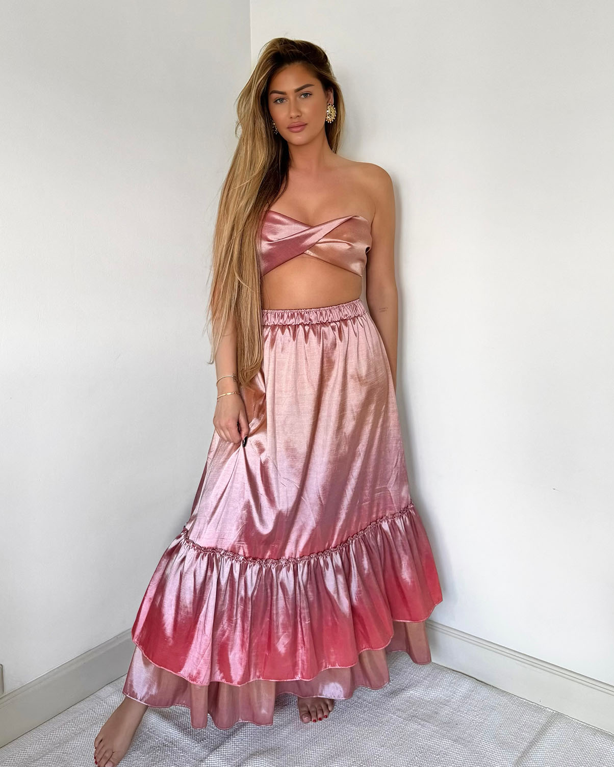 Tangerine skirt