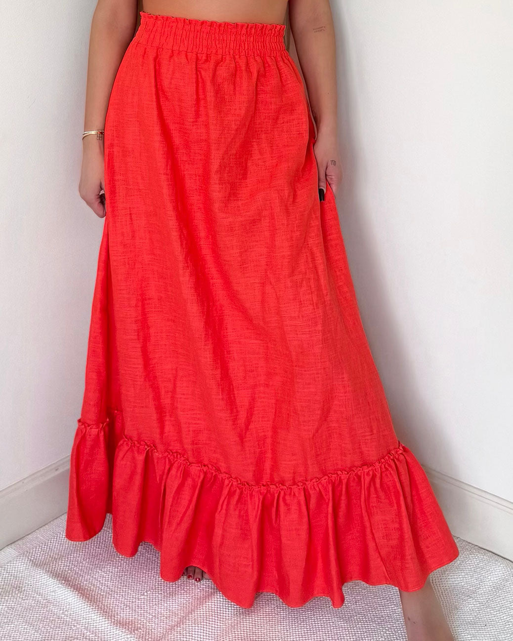 Sirene skirt Hot Coral